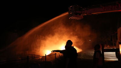 Denizli'deki tesiste yine yangın çıktı