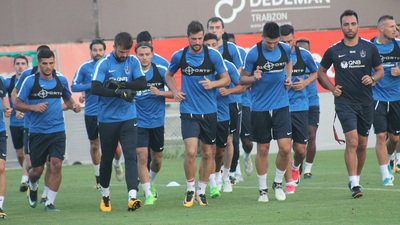Trabzonspor hazırlıklarını sürdürdü