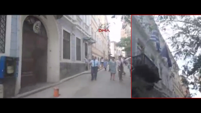 Yunanistan'ın İstanbul Başkonsolosluğu'nda yangın