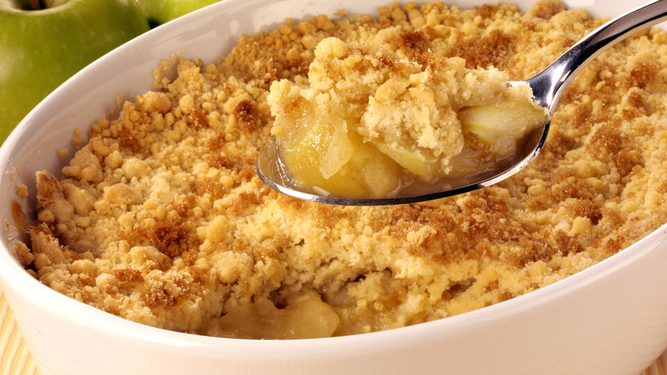 Elmalı crumble