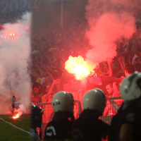 Olaylı maçın bilançosu: 55 kişi gözaltında!