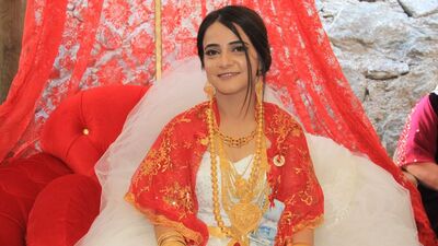 Gelin altınları taşıyamadı! 2 gün 2 gece sürdü