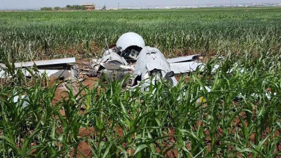 Şanlıurfa'da mısır tarlasına düşen İHA'nın ABD'ye ait olduğu açıklandı!