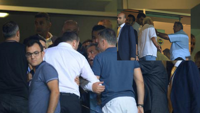 Protokol tribünü karıştı!