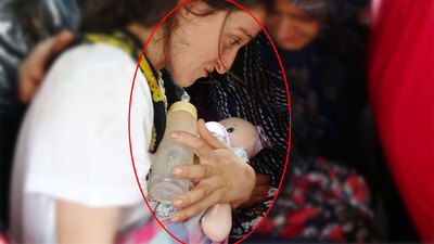 Bu acının tarifi yok! Anne: Bir şey olmadı bakın kızım burada