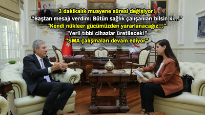 Bakan Demircan'dan hem vatandaşa hem de sağlık çalışanlarına müjde!