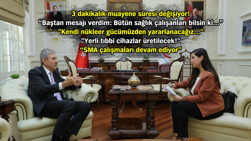 Bakan Demircan'dan hem vatandaşa hem de sağlık çalışanlarına müjde!