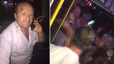 Otobüs şoförüne "Kapıyı niye açmadın" saldırısı