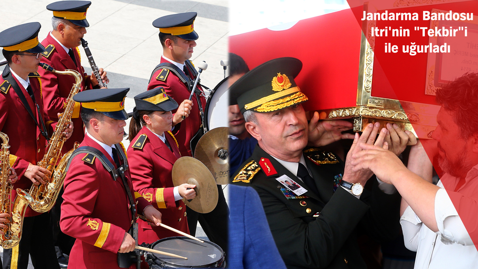 Şehit cenazesinde bir ilk
