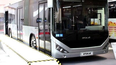 İlk elektrikli otobüs Türkiye'ye gönderildi