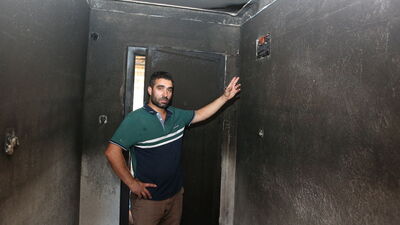 "Yangın çıktı, 1 milyon lira yandı"