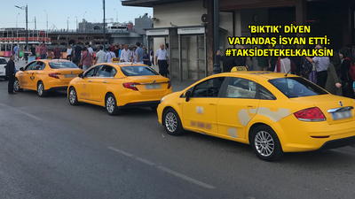 Taksi yok zam var!