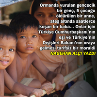 Katliamdan kaçanlarla ilk temas