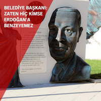 'Büst Erdoğan'a benzemiyor' tartışması