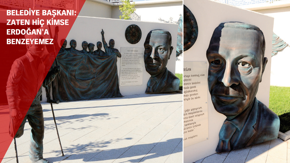 'Büst Erdoğan'a benzemiyor' tartışması