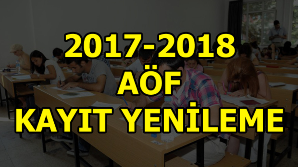 AÖF kayıt yenileme için bekleyiş sürüyor