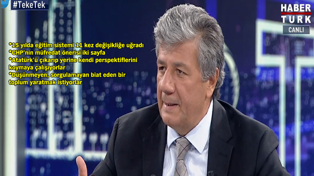 Mustafa Balbay, Habertürk TV'ye konuk oldu