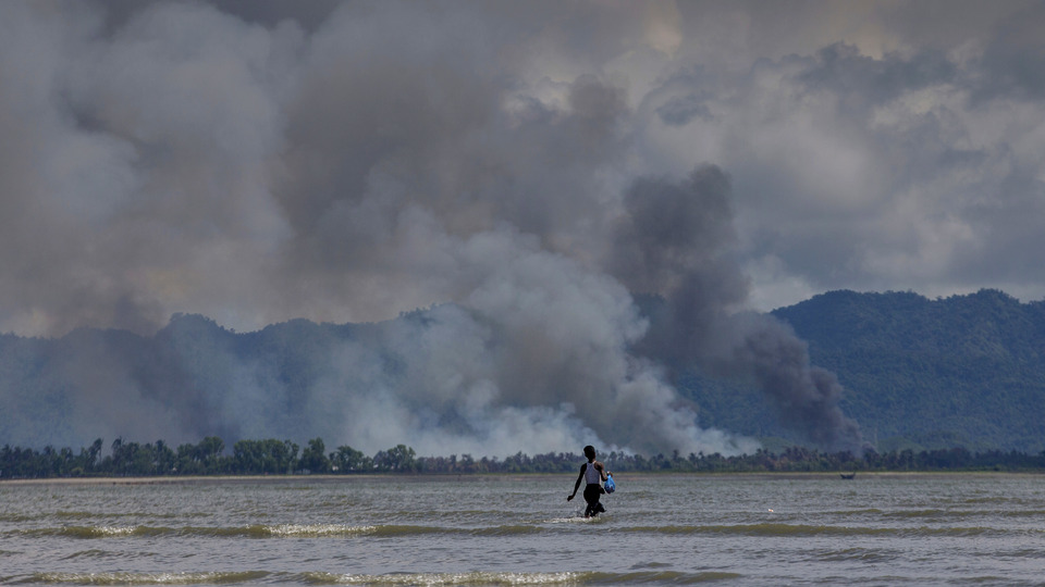 Arakan'dan yeni uydu görüntüleri: 80'den fazla yeri kundaklamışlar