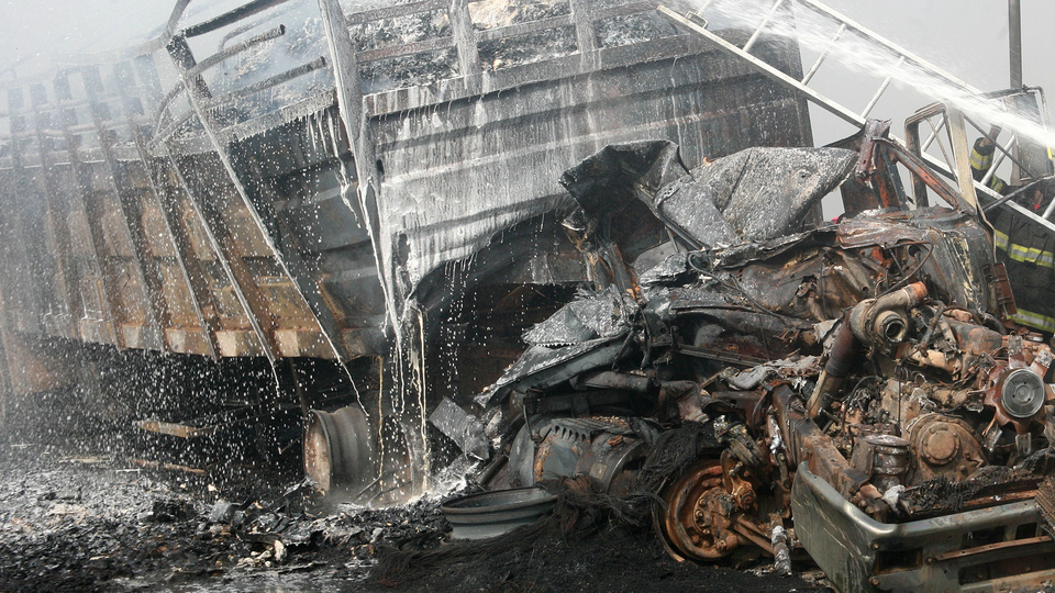 Nijerya'da iki yolcu otobüsü çarpıştı: 30 ölü