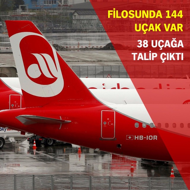 Gözler iflas eden firmanın uçaklarında!