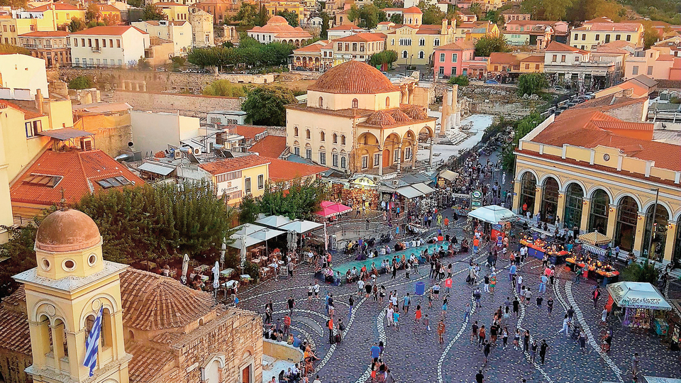 Atina'nın kalbi Monastiraki