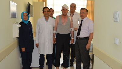 25 yıldır süren baş ağrısından kurtuldu