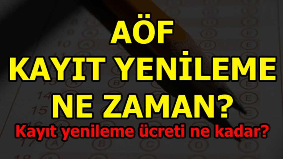 AÖF kayıt yenileme için bekleyiş sona eriyor