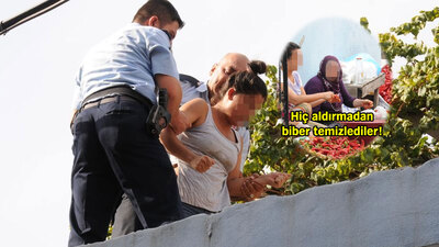 Şarkılı, şiirli intihar girişimi! "Kocam gelmeden asla inmem"