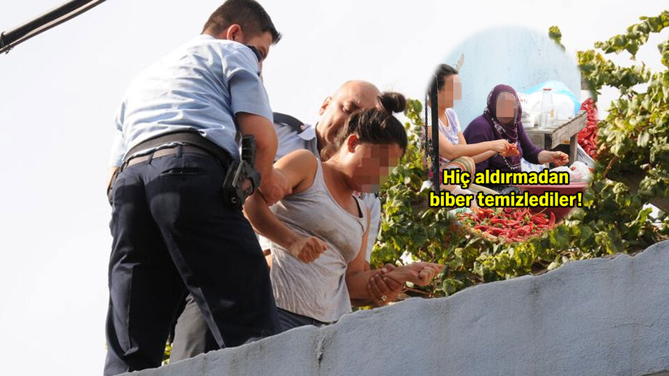 Şarkılı, şiirli intihar girişimi! "Kocam gelmeden asla inmem"