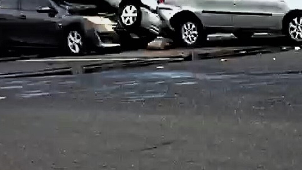 Tekirdağ'da 7 araç birbirine girdi: 7 yaralı