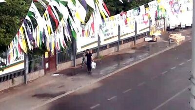 Terör örgütü DEAŞ'ın HDP mitingine yönelik saldırısının yeni görüntüleri ortaya çıktı