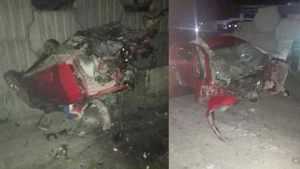 Gece yarısı feci kaza! Otomobil ikiye bölündü: 2 ölü, 1 yaralı