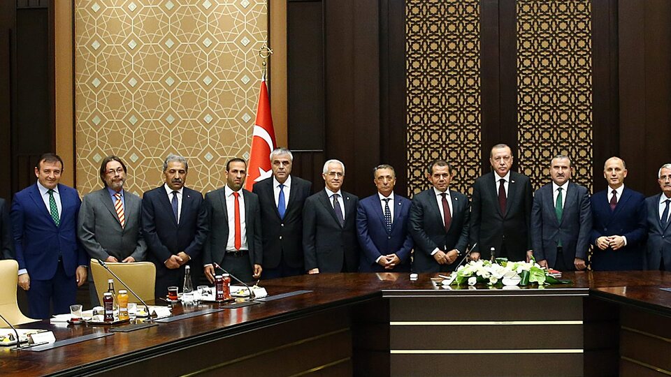 Süper Lig kulüp başkanları, Beştepe'de