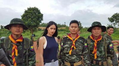 Arakan videosu paylaştı, güzellik tacı alındı!