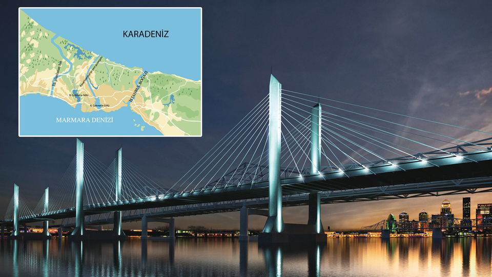 İşte Kanal İstanbul'un genişliği