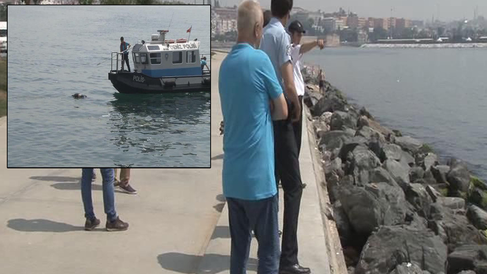 Samatya sahilinde karaya vurmuş ceset bulundu