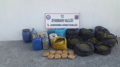 Diyarbakır'da narko-terör operasyonu: 251 kilo esrar ele geçirildi