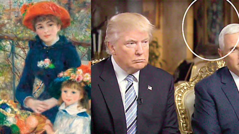 Evindeki Renoir tablo çakma çıktı!