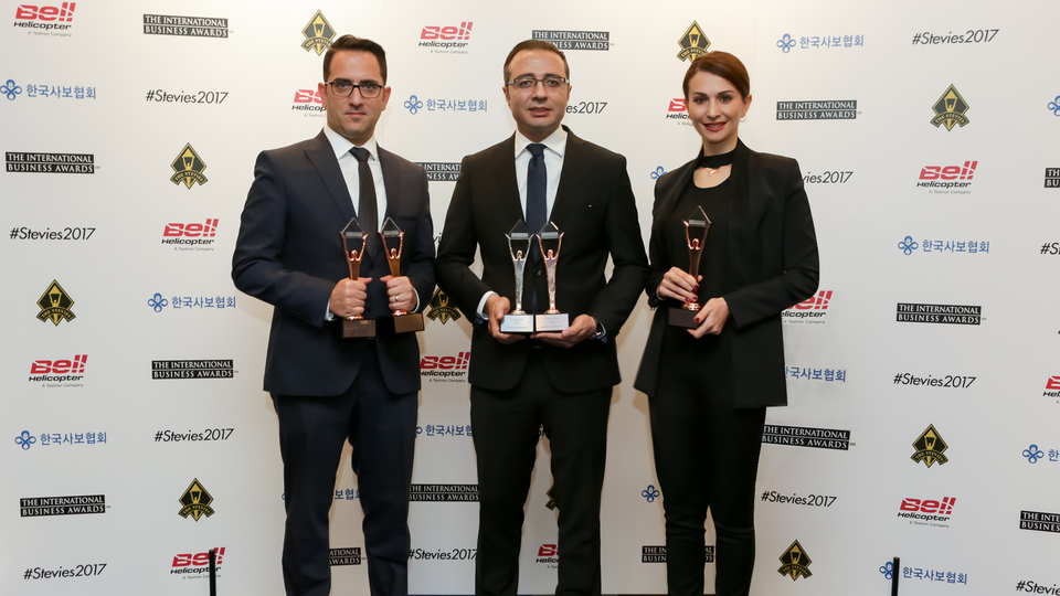 Stevie Awards'dan Ziraat Bankası'na 5 Ödül