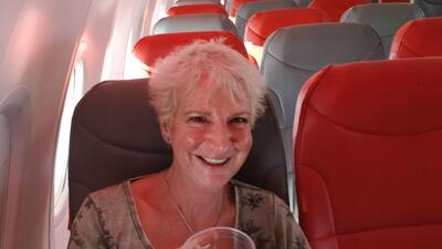 225 lirayla 189 kişilik uçakta tek başına uçtu