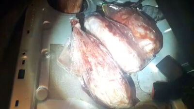 Yakalanmamak için gres yağı sürmüşler!