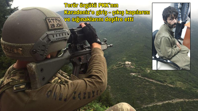 Giresun'da yakalanan terörist: Nefes alamıyoruz, nereye baksak...