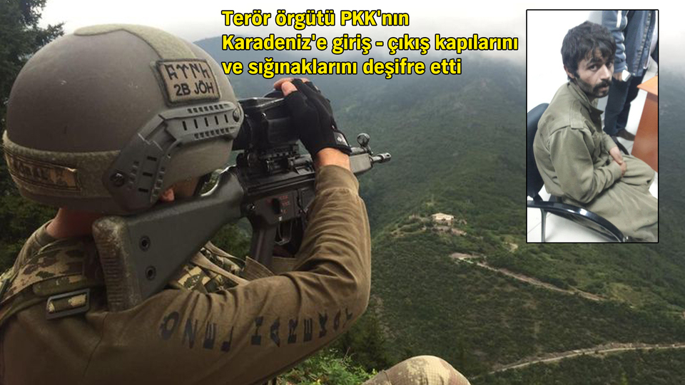 Giresun'da yakalanan terörist: Nefes alamıyoruz, nereye baksak...