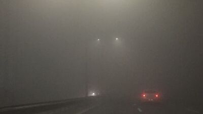 FSM Köprüsünde sis etkili oldu