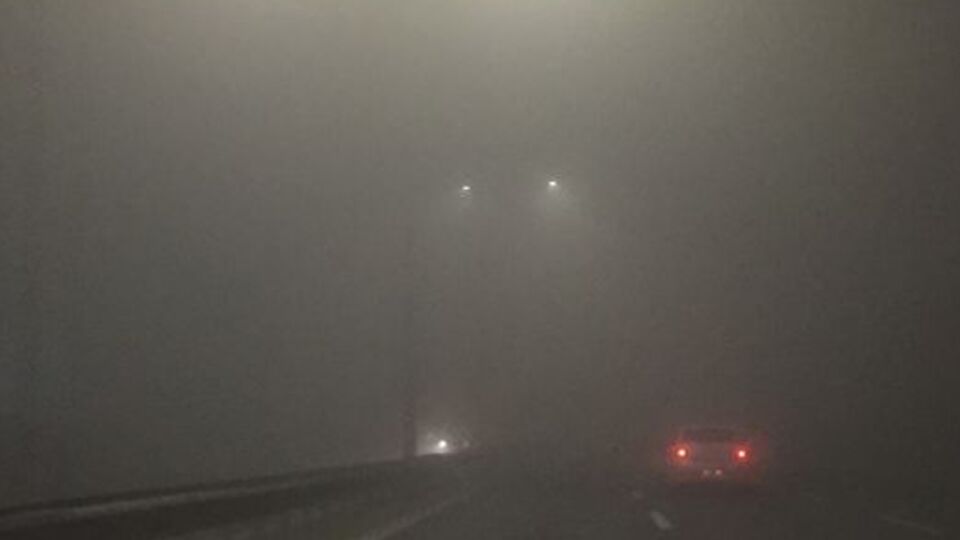 FSM Köprüsünde sis etkili oldu
