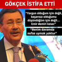 "Liderimizin emrine uyarak görevi bırakıyorum"