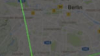 Son uçuşunu böyle yaptı!