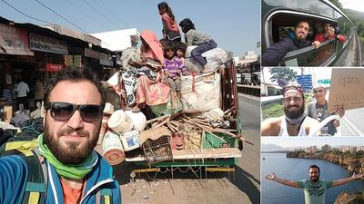 Otostopla 35 ülke gezdi!