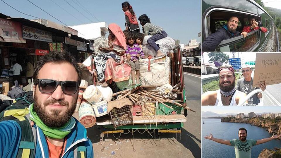 Otostopla 35 ülke gezdi!