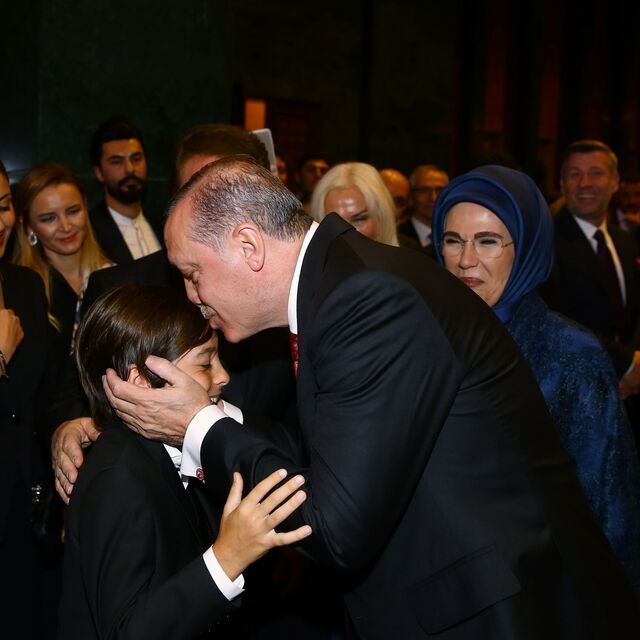Cumhuriyet resepsiyonundan kareler